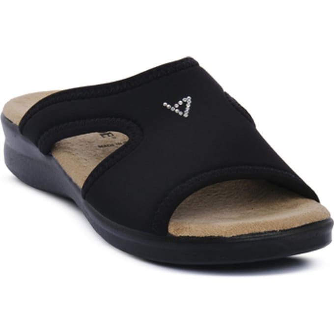Slippers Valleverde NERO CIABATTA
