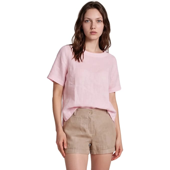 Vrouwenblouse Haris Cotton Essentials Split Hem