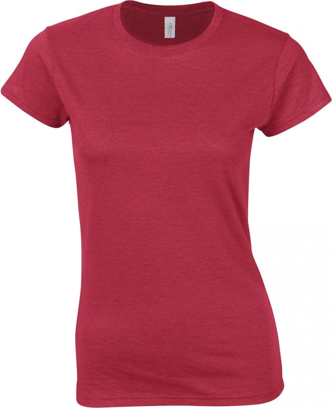Gildan - Softstyle® Women´s T- Shirt - Antique Cherry Red (Heather) - L