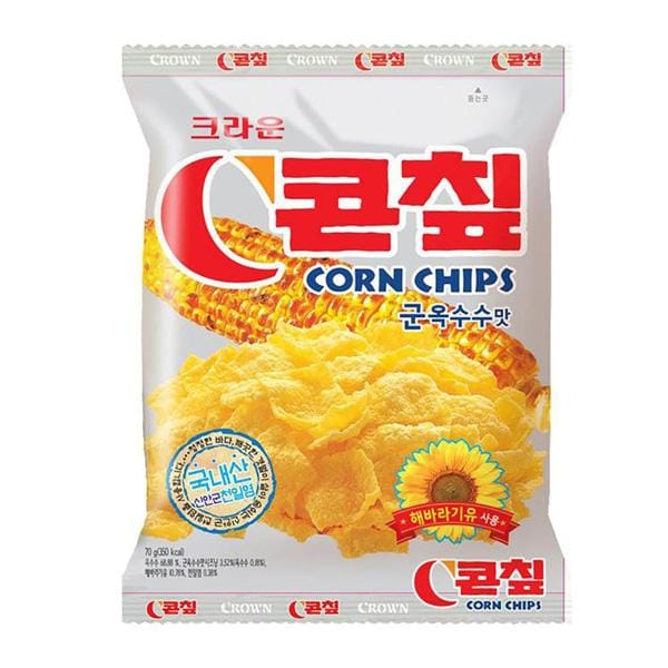 CROWN Chips de Maïs 70G (5 possibilités) 2PCS