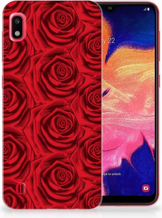 TPU Hoesje voor Samsung Galaxy A10 TPU Case Red Roses