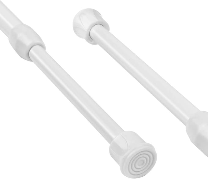 Uitschuifbare Gordijnroede 30-50 cm Antislip - Geen Boren Nodig - Telescopisch - 2 Stuks Washing Machine