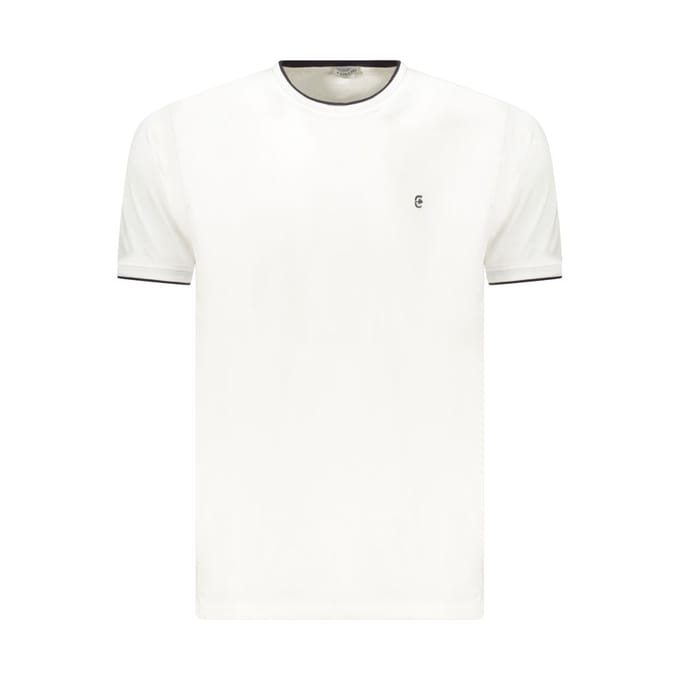 Coveri Verplaatsbare Witte Katoenen T-Shirt voor Mannen