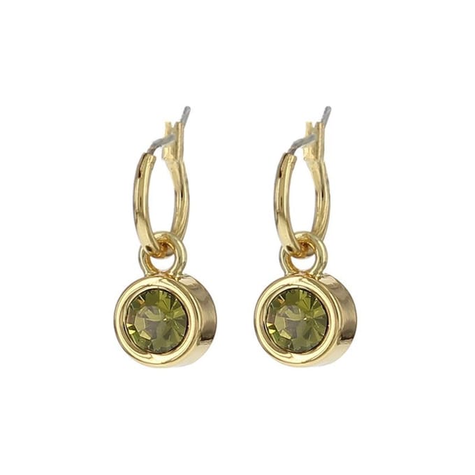 BIBA 80313 Oorhangers goud Khaki