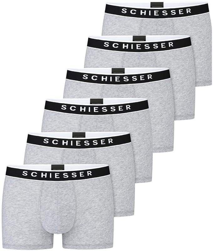 Schiesser Heren Shorts / Pants 6er Pack - 95/5 - Cotton