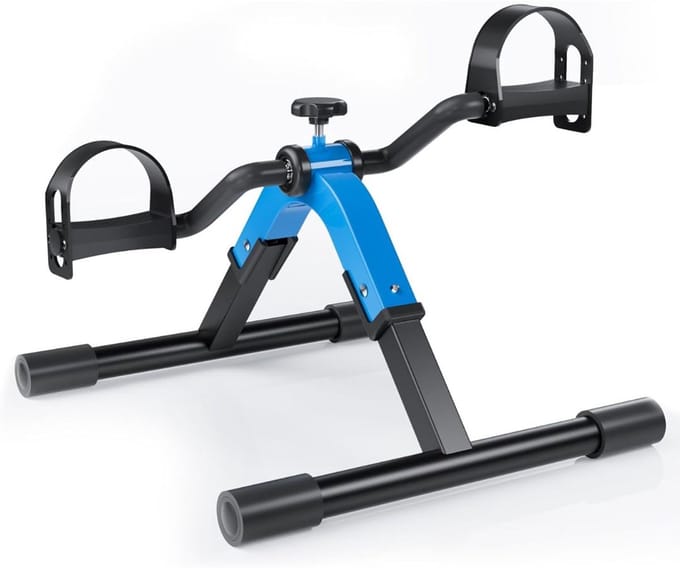 Stoelfiets - Bureaufiets - Deskbike - Zwart en Blauw