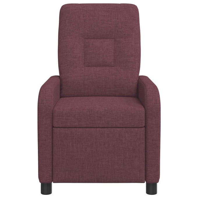 vidaXL - Recliner - Paars - Stof