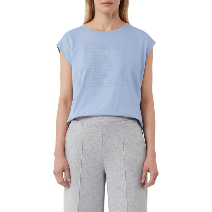 Comma T-shirts Light Blue Taglia: 34 | Maglie Sportivi Outlet | Donna | Blu