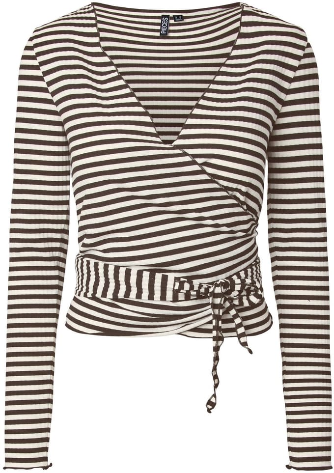 Pieces Top PCLAYA LANGE MOUWEN