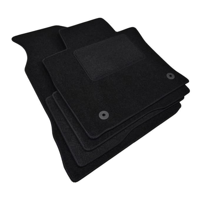 Tapis de sol - Ssangyong - Tivoli - Velours noir - 4 pièces - Ajustement précis