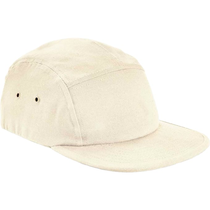 Beechfield Canvas 5-paneel Baseball Cap (Natuurlijk)