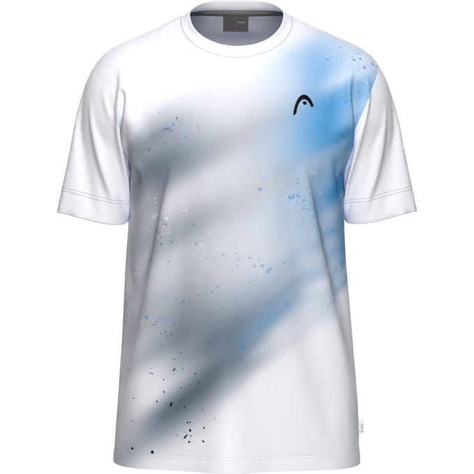 Head Racket Topspin T-shirt Met Korte Mouwen Wit 164 cm Jongen
