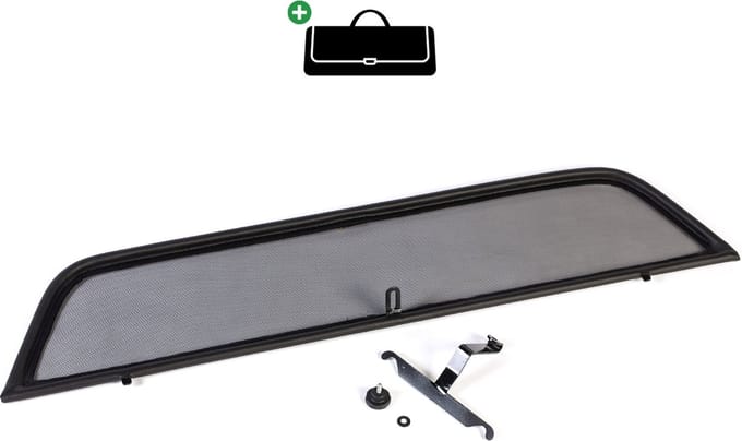 Windscherm Mercedes SLK R171 | 2004-2011 | incl. luxe opbergtas | Zwart
