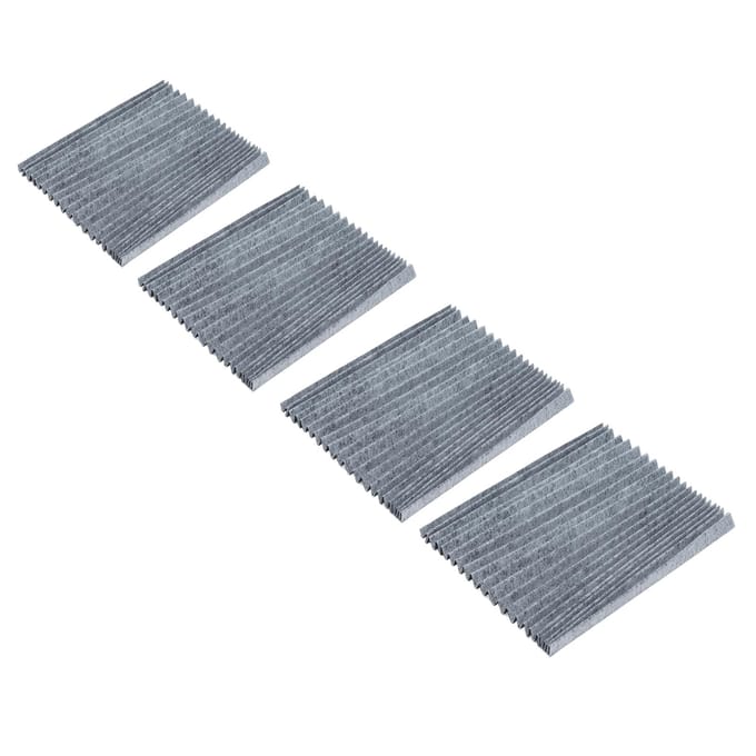 4 stuks Koelkast Deodorant Luchtfilter met Koolstoftechnologie Vervanging Geschikt voor Electrolux Koelkast black