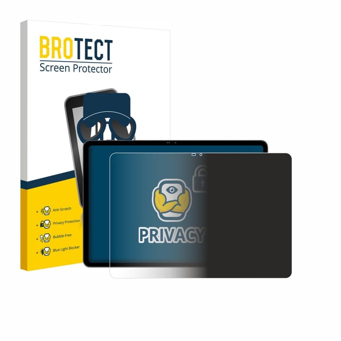 BROTECT - privacy screenprotector voor Blackview MEGA 12 - Folie Beschermfolie Blauwlichtfilter