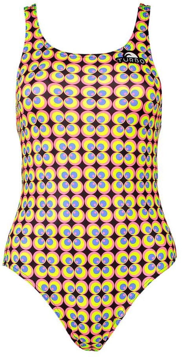 Turbo Flower 70 Zwemkleding Geel XL Vrouw