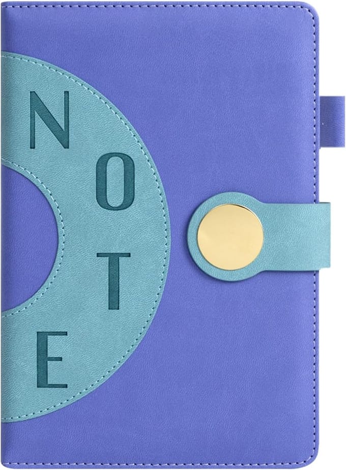 Dagplanner Organizer - Studieplanner Boek - Dagelijkse Organisatie - Gemoderniseerde Dagplanning - 21 x 14.5 cm - Lila
