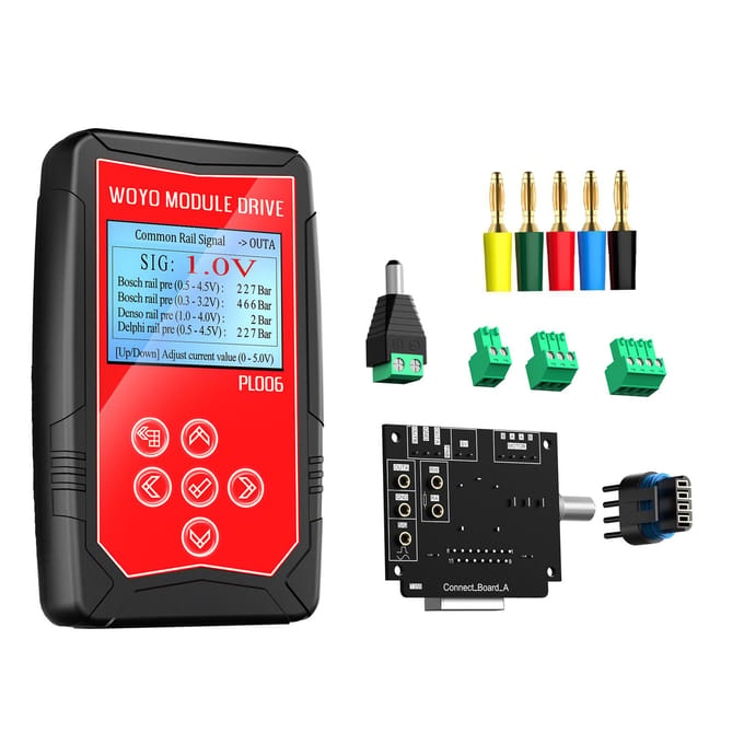 WOYO PL006 Module Drive Automobiel 12 V Voertuig Injectoren Auto Fout Detectie Drive Simulator Solenoïde veelkleurig