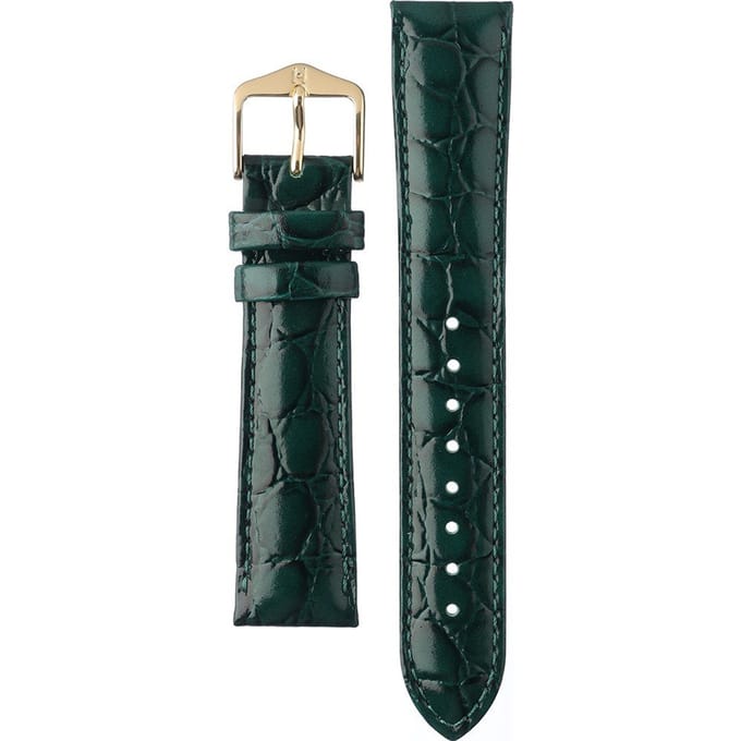Hirsch 12302840NQ-1-18 Crocograin Horlogeband