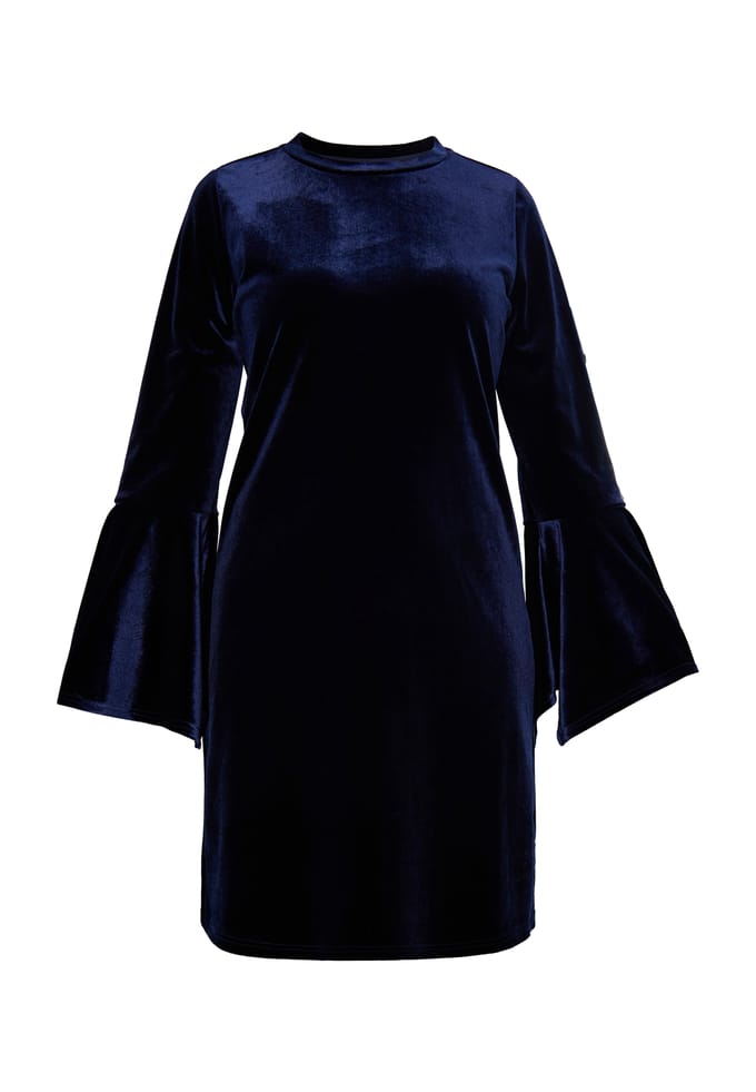 usha Fluwelen mini-jurk Dames marine