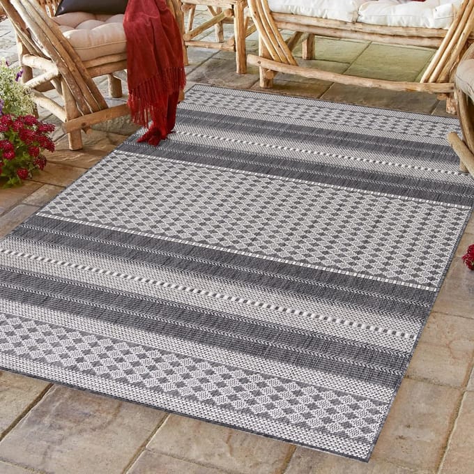 Buitenkleed Sunny 4418 Grijs/Beige 120 x 170 cm