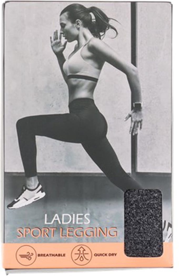 Sportlegging dames - Maat M - Antraciet - Legging
