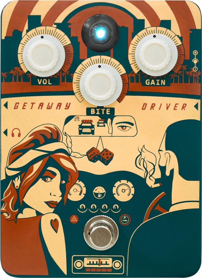 Orange Getaway Driver effectpedaal