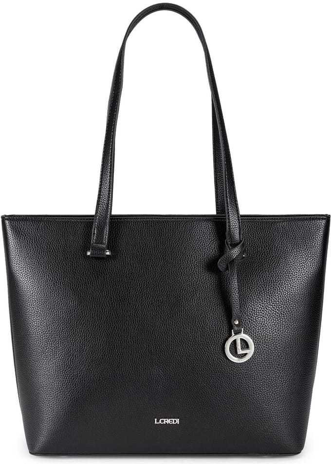 L.CREDI shopper Sarine Shopper Black zwart