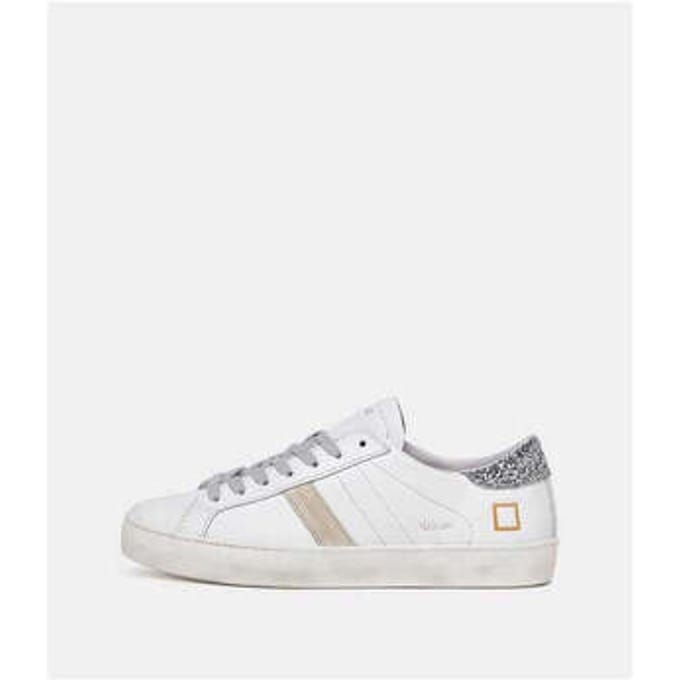 Sneakers D.A.T.E. Hill Low Calf White Silver