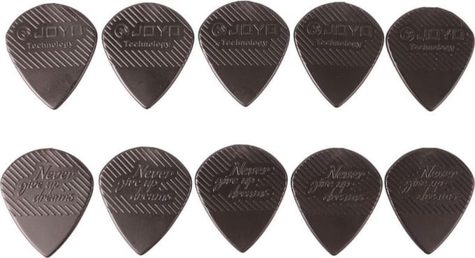 10 Stuks Plectrums Voor Gitaar - Zwart