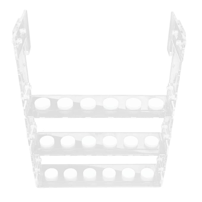 Support à coraux Acrylique Transparent Vertical 3 Couches Suspendu Support à Fragments de Coraux pour Aquarium white