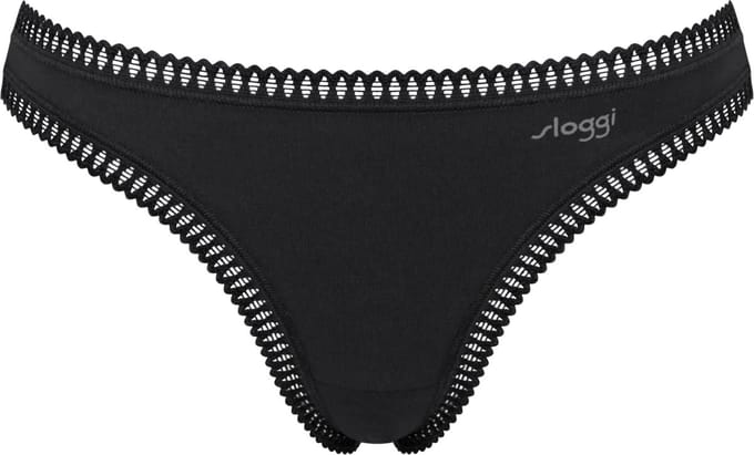 Sloggi Women GO Crush String (3-pack) - dames string - zwart