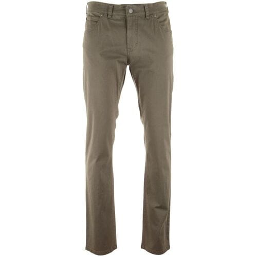 Gardeur Broek Bill Fine-Textured Print Dusty Olive / male