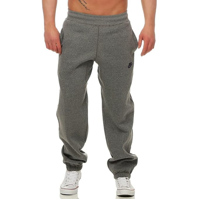 Nike fleece joggingbroek voor heren in houtskool