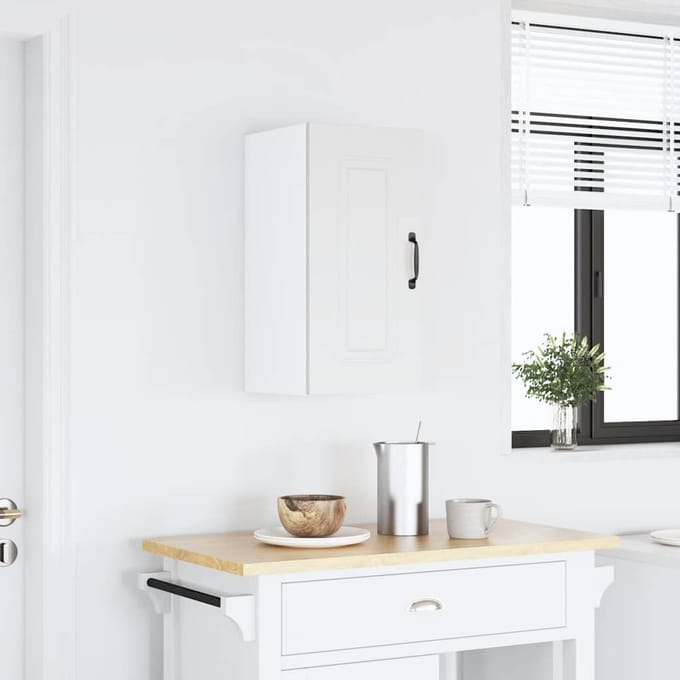 vidaXL - Keukenbovenkast - Kalmar - bewerkt - hout - wit
