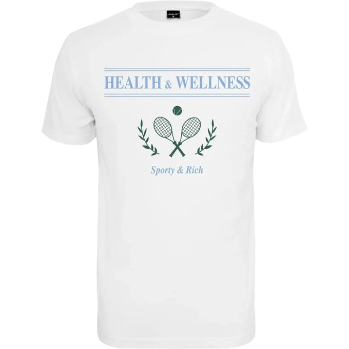 Mister Tee - Health & Wellness Heren Tshirt - S - Wit