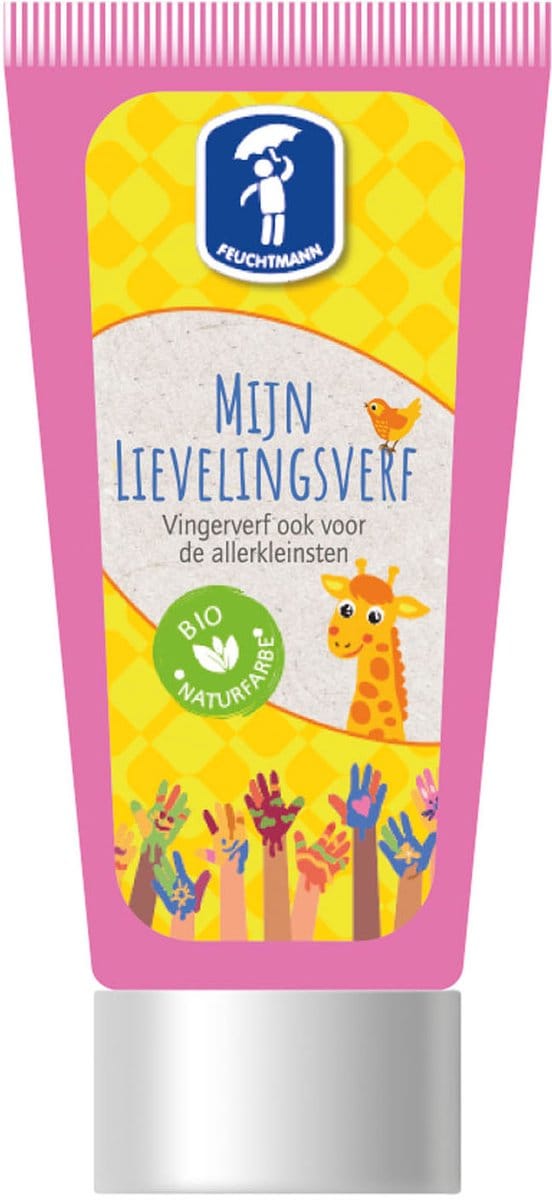 Mijn Lievelingsverf, Vingerfverf Roze 75 g