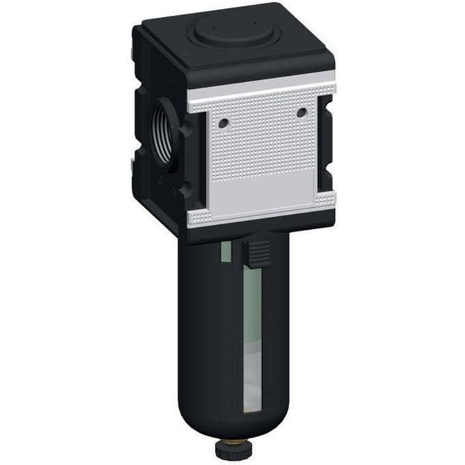 Microfilter 0.01micron G3/4'' 1500l/min Semi-Auto Beschermende Kooi Polycarbonaat Multifix 4