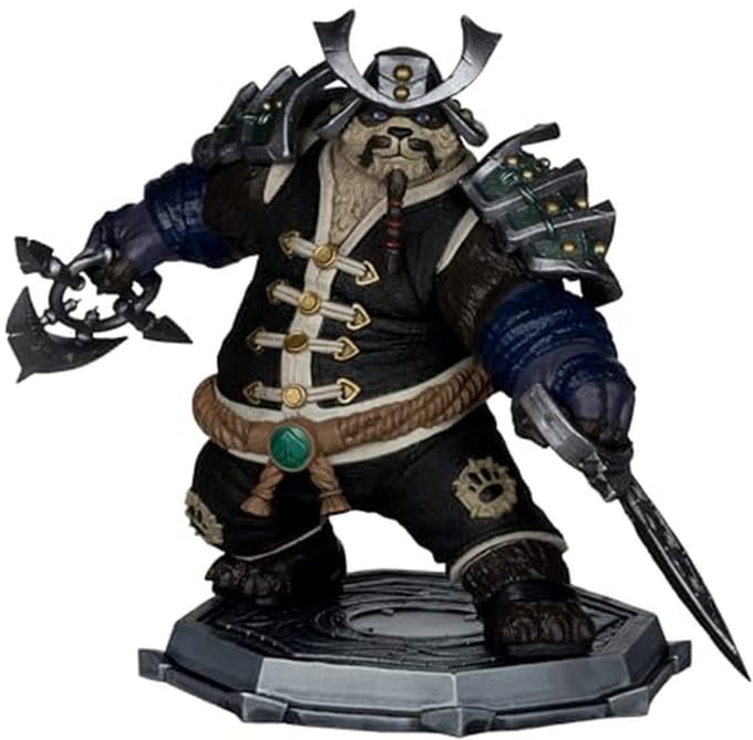Pandaren Monk & Rogue 1:12 schaal geposeerd figuur