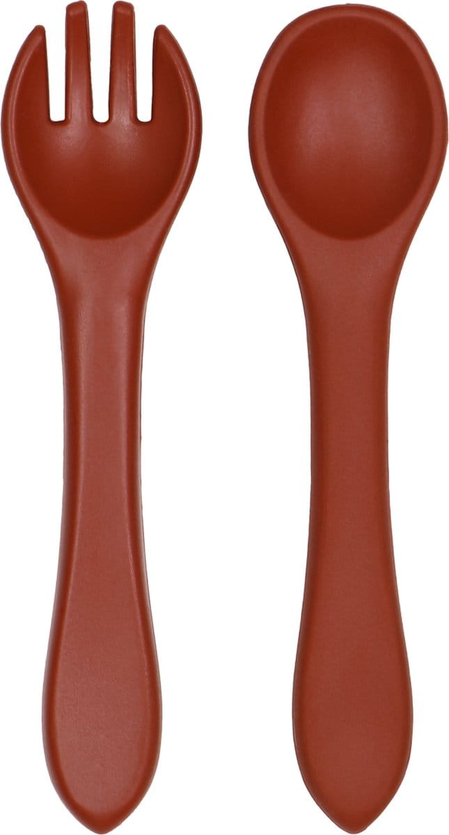 Tryco Dark Rust Siliconen Kinderbestek TR-392809