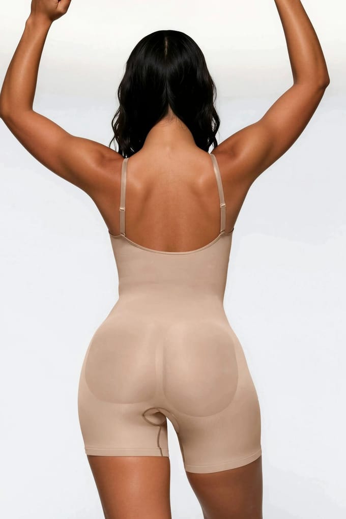 Premium Naadloze Extra Stevige Bodysuit Shapewear tot de Bovenbenen