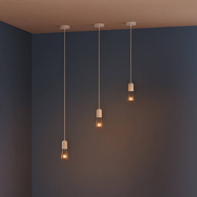 Ledvance LED Armatuur E27 | Vintage 1906 PenduLum Round Plaster White