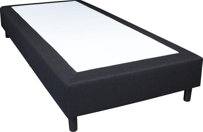 Slaaploods.nl Basic - Boxspring zonder matras - 70x190 cm - Eenpersoons - Zwart