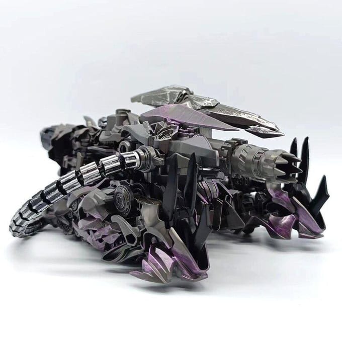 Baiwei Transformatie G1 Shockwave TW-1028B Versie Film Studio Serie Anime Figuur Ko SS56 Actiefiguur Legering Robot Modus Speelgoed gray