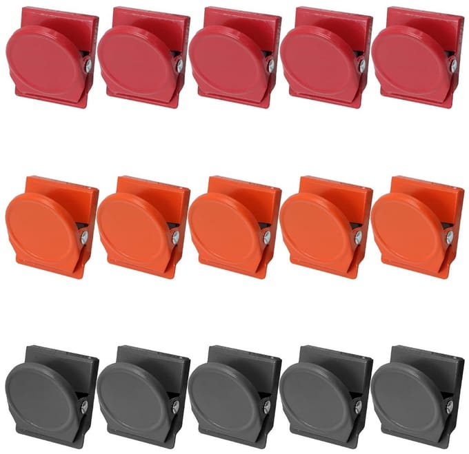 Dailygoods- Magneetklemmen 15 stuks - Sterke Magneten