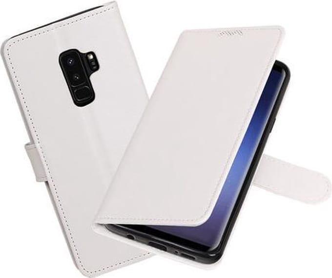 BestCases - Wit Portemonnee booktype hoesje Samsung Galaxy S9 Plus