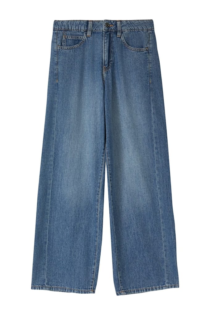 s.Oliver - female - Jeans Biggy / Regular Fit / Halfhoog / Wijde pijpen