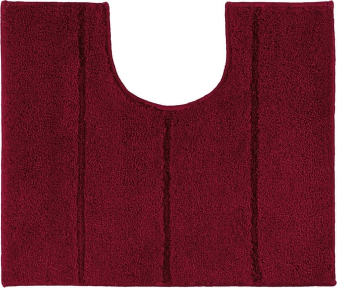 Casilin Ray WC-mat - 50 x 60 cm - Met uitsparing - Antislip - Rood