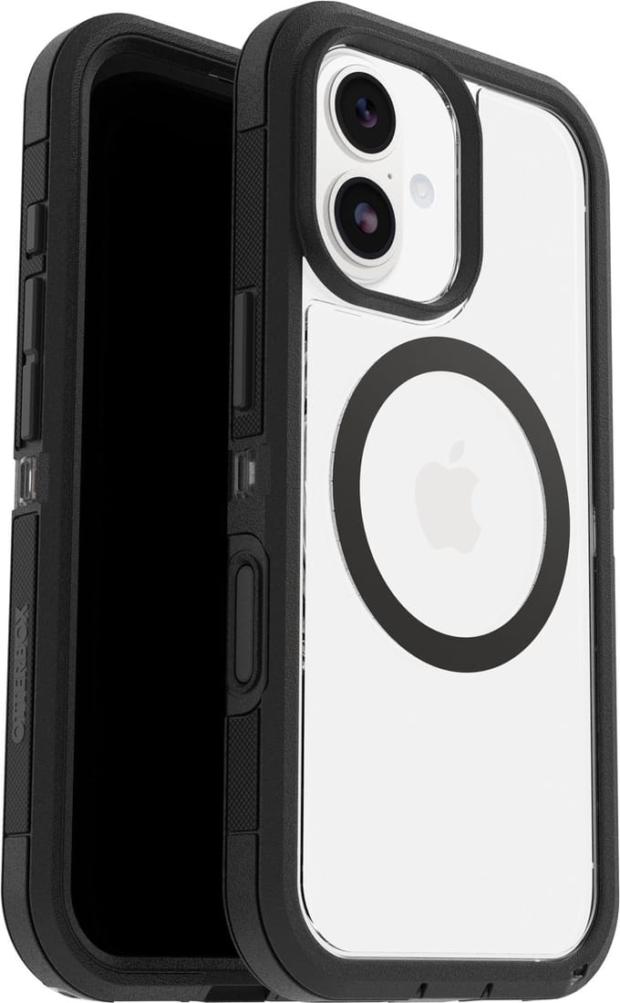 OtterBox Defender Pro XT - Camera Control Clearcase - Geschikt voor Apple iPhone 17 - Transparant