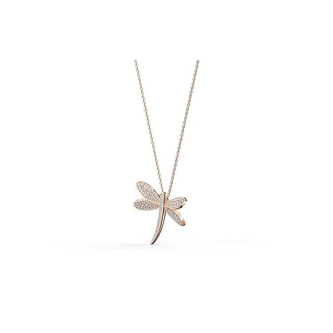 Swarovski Eeuwige Bloem Libelle Ketting Damesketting Wit 5524856 Box (Random Color),F,White white